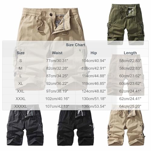 Short homme grande taille confortable à cordon de serrage ajustable
