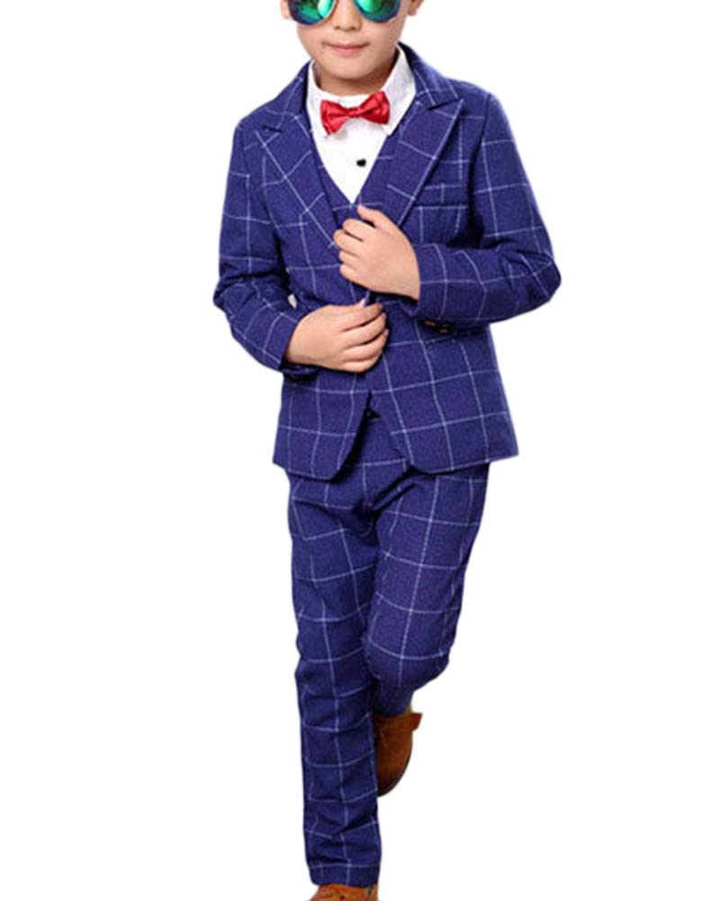 Traje Conjunto De Bebés Niños 3 Piezas Elegante para Ceremonia Bautizo Comunión