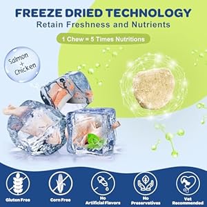 Omega 3 Fish Oil for Dogs – Salmon Oil for Dogs Skin and Coat Supplement with EPA & DHA Fatty Acids – Dog Itch & Allergy Relief, Anti Shedding, Hot Spots Treatment – Hip & Joint Support – 120 Counts