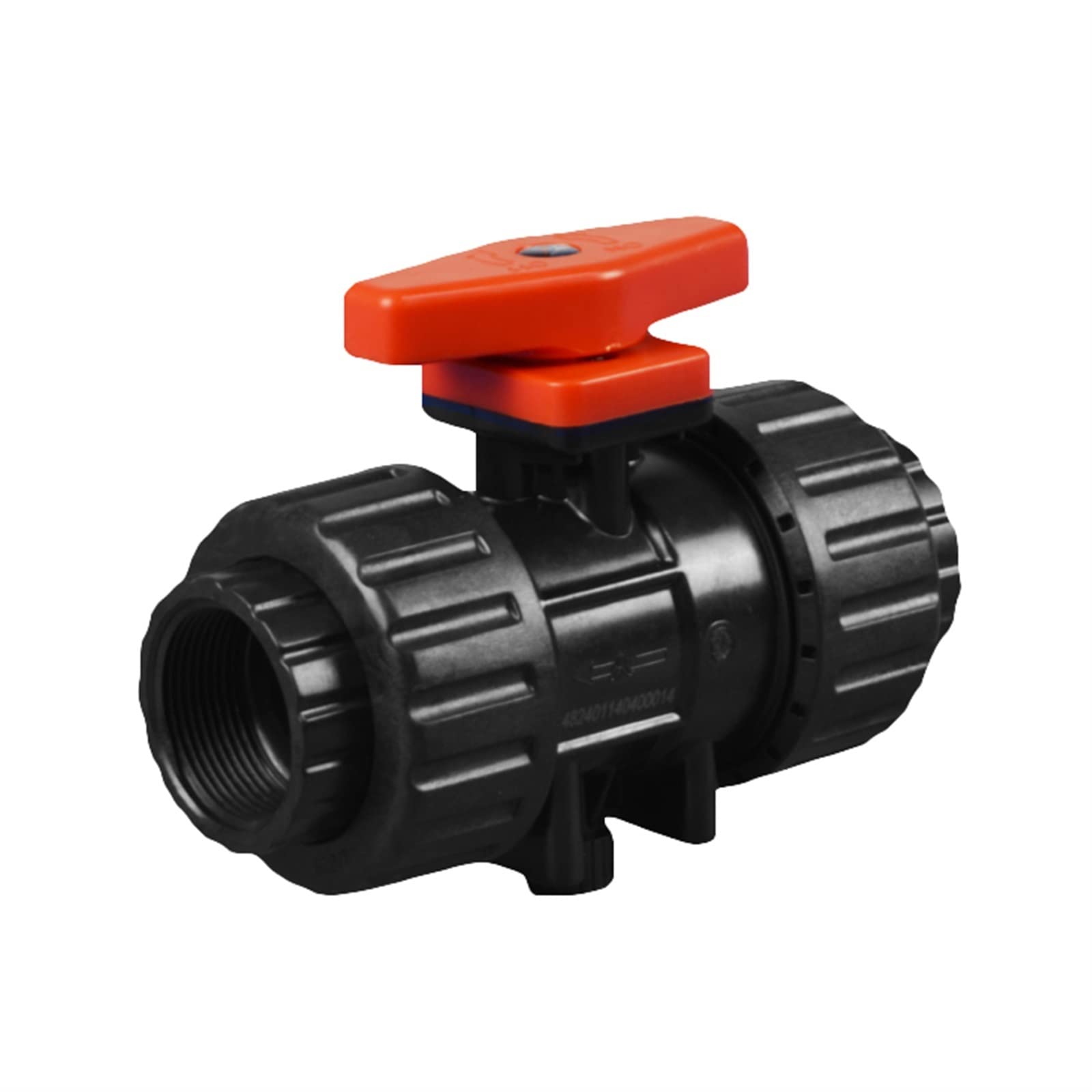 Vanne à boisseau sphérique plastique UPVC raccord union filetage interne manuel
