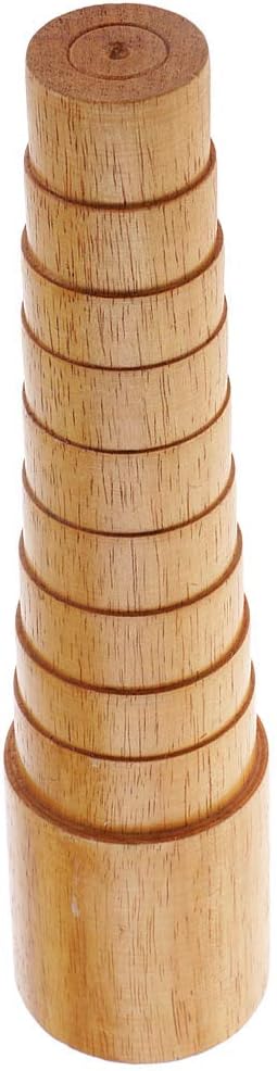 Wooden Step Bangle Mandrel Sizer Stick Jewelry Tools Adjust Bracelet Gauge Measure Jewelry Deformation Repair Tool, No Metal