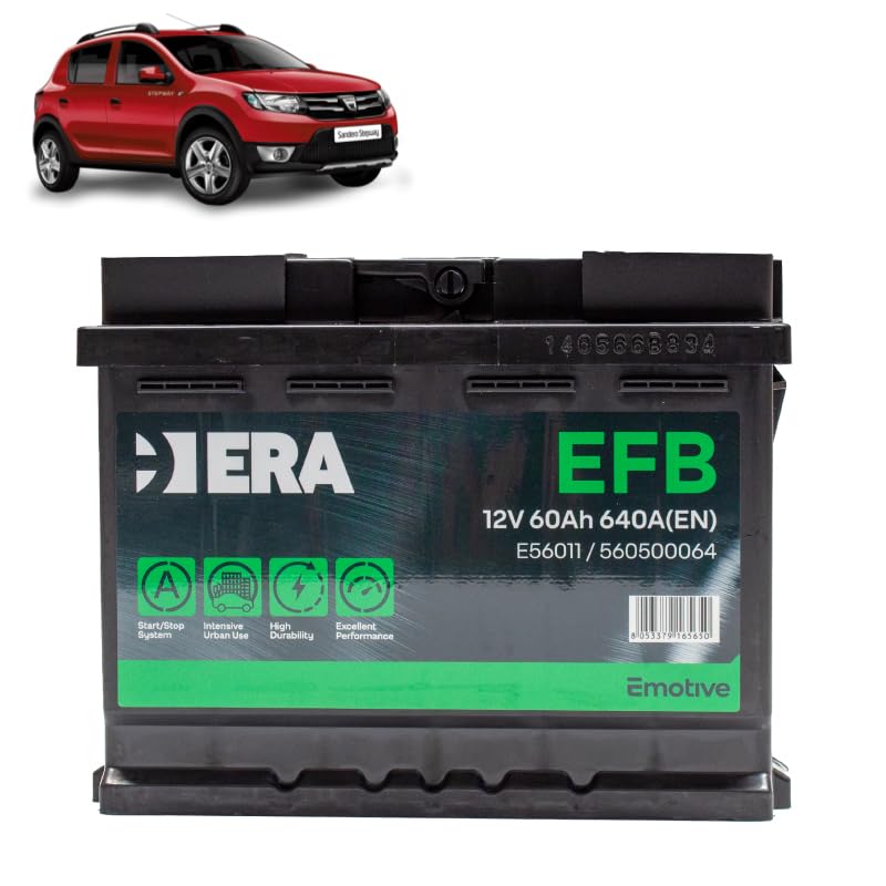 Batteria 60Ah EFB per Dacia Sandero II 1.5 DCI gasolio 2012+
