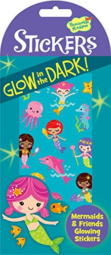 Peaceable Kingdom Glow in The Dark Mermaids and Friends Sticker Pack