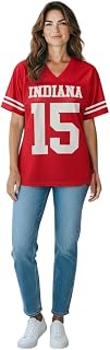 Custom Womens Blinged Fernando Mendoza Red Mesh Jersey Glitterflake Numbers/Name