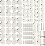 121pcs Wool Felt Polishing Buffing Wheel Pad Mandrel Mounted Grinding Accessories Attachment Rotary Tools Set for Dremel