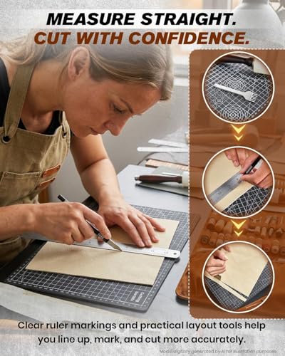 SAKERNEO Leather Working Tools Max Kit
