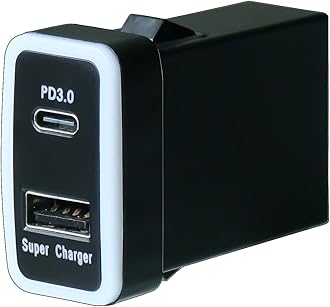 QC3.0 +PD3.0 USB Power Socket, 60W Output, Type C & Quick Charge 3.0 Car Charger USB Adapter for Smart Phone PDA iPad iPhone Android GPS Use for Toyota Vigo,Size 1.6"x0.9"x2.2" (Type B)