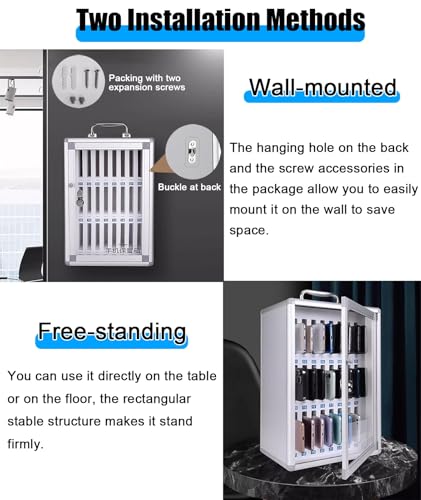 Armoire de rangement en aluminium pour téléphone à 48 emplacements sécurisés - 4