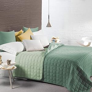 Caleffi Gesteppte Tagesdecke für französisches Bett, wendbar 160 x 190 cm Giada