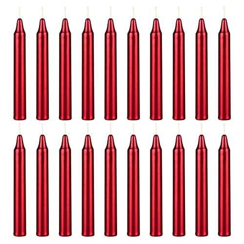 Mega Candles Unscented Mini Taper Chime Spell Candles 20 Count 4" x 1/2"
