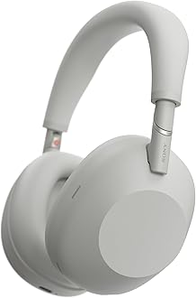 WH-1000XM6 Flagship Noise Cancelling Over-Ear Wireless Bluetooth Headphones, Signature Hi-Res Sound, Ultimate Comfort, Foldable Design, Durable Case, 30 HR Battery, iOS & Android - Silver