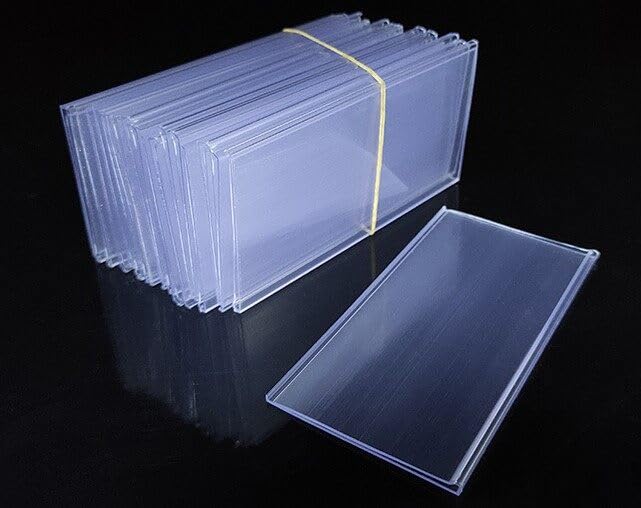 SOONHUA 10pcs Clear LabelAdhesive Peel and Stick Retail Price Label for Supermarket Bookshelf
