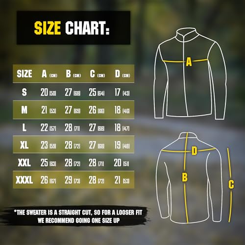 Image of M-Tac Nord Polartec 200 Fleece Jacket for Men - Military Style Sweatshirt Tactical Full Zip Warm Sweater