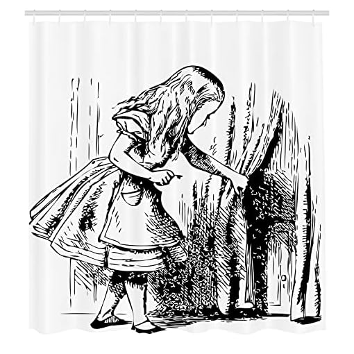 Alice in Wonderland Shower Curtain - Image 3