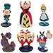 Alice Cake Topper,BESTZY 5pcs Alice im Wunderland Mini Figurine Mini Giocattoli per Bambini e Baby Shower Forniture per la Decorazione della Torta della Festa di Compleanno