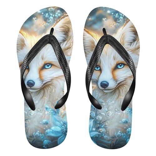 Fox Butterfly Flip Flop Beach Summer Casual Sandal for Women & Men Shower Shoes 20859092