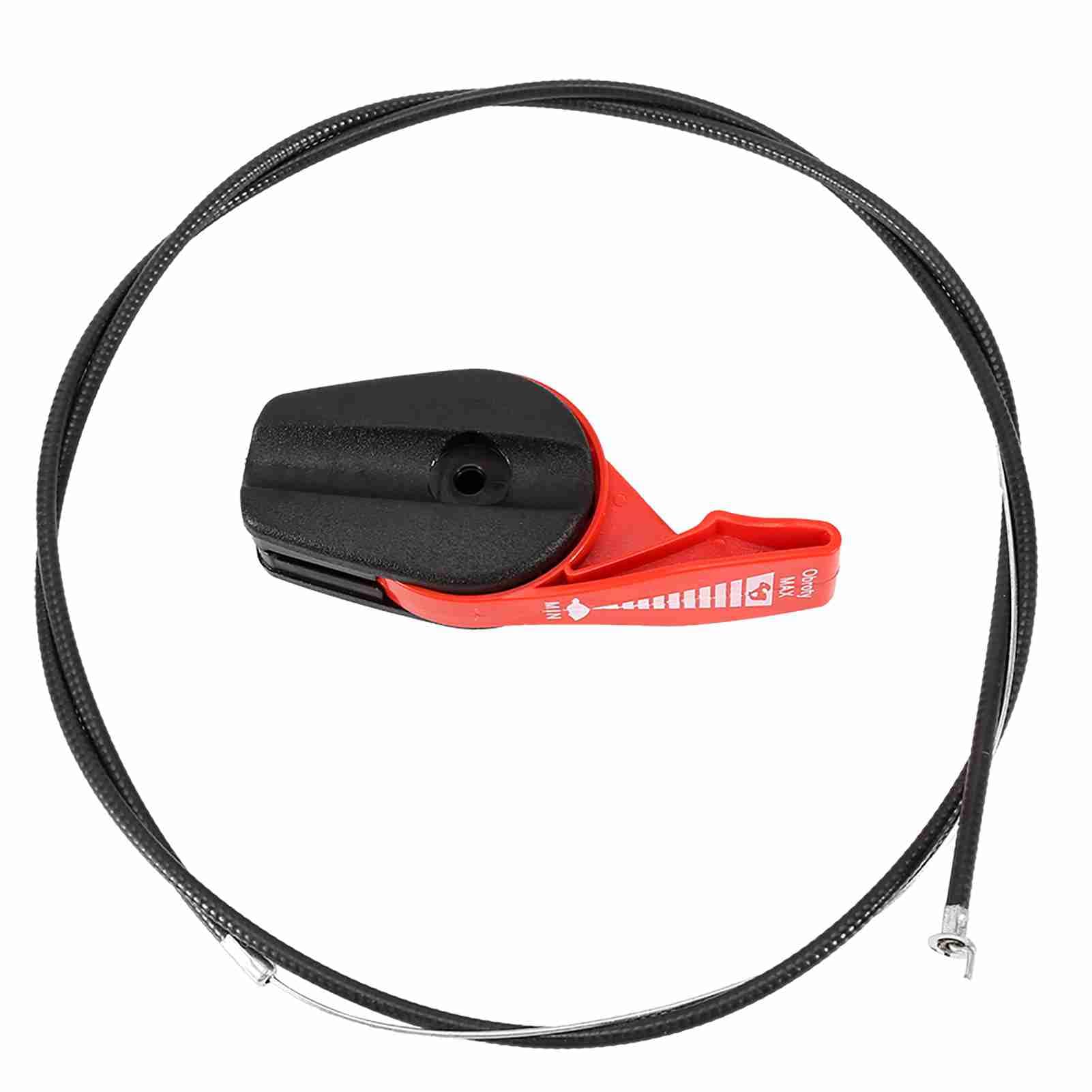 Wakects Interruttore Universale per Rasaerba, Cavo Acceleratore 59 Pollici, Facile Installazione, Rosso