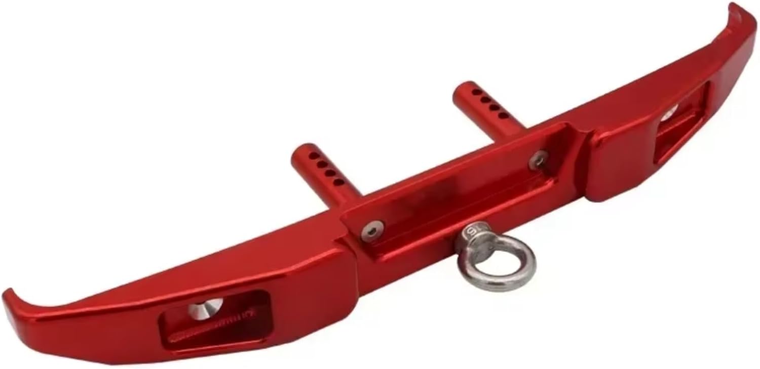 For Axial For SCX6 1:6 RCカー用 メタルリアバンパー トレーラー牽引フック RCオフロードクローラーカーアク