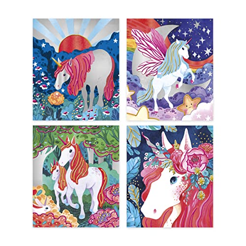 Atelier per bambini maxi - 3D pittura - Unicorni - 2