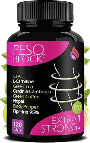 PESO BLOCK Pastillas Adelgazantes 120ud