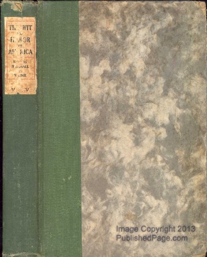 The Wit and Humor of America Volume V B000IF1RDG Book Cover