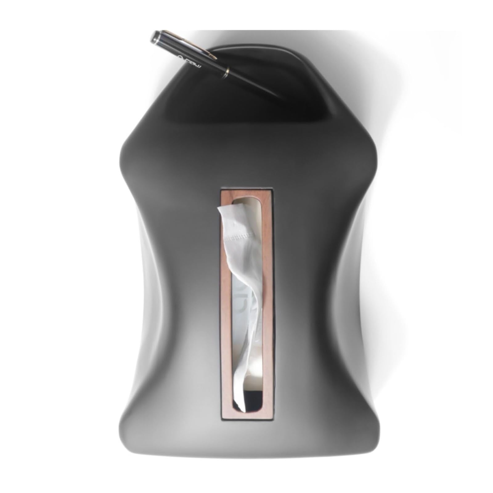 Porte-boîtes de mouchoirs avec plateau de rangement et organisateur de bureau