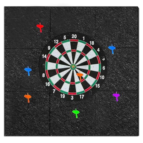 Plaque en feutre pour mur haut de gamme : le revêtement de protection cible 30x30 cm