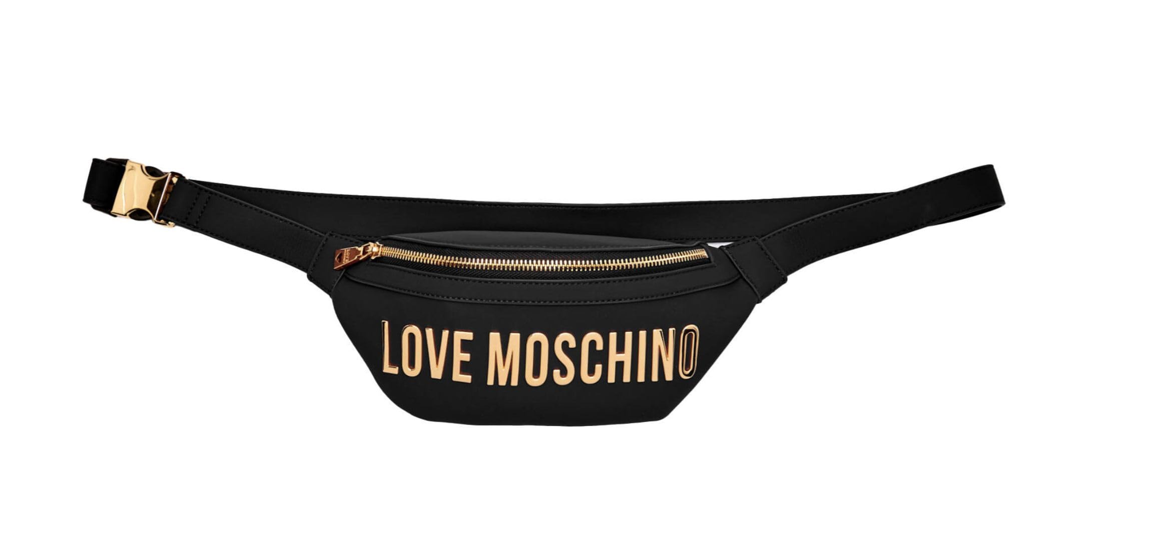 Love Moschino JC4195PP1NKD0000, Fanny Pack Mujer, Negro, Única, Negro, Talla única