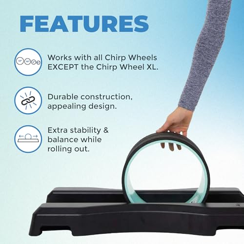 Chirp Wheel Base - No Balance Needed, Stability & Support for Rollers, Achieve Deep & Satisfying Massages, Back Pain, Reliable Design, Compatible with All Chirp Models Except XL (Wheels Not Included) by Chirp - Image 3