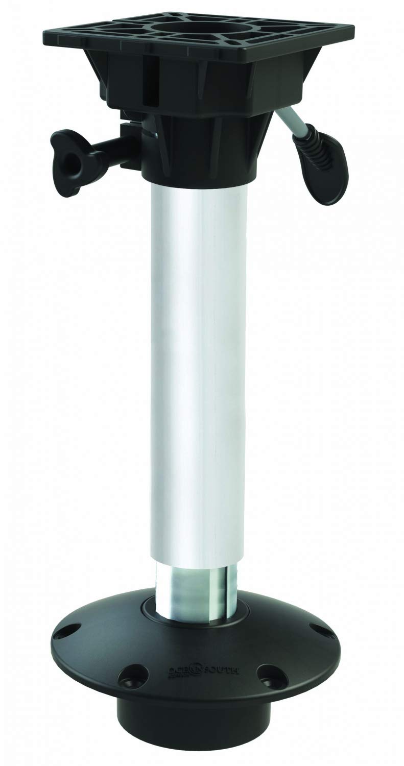 Oceansouth Waverider Socket Fuß für Bootssitz mit Dämpfer in 3 Größen Steuerstuhl Anglersitz höhenverstellbar Boot Größe 440mm - 570mm