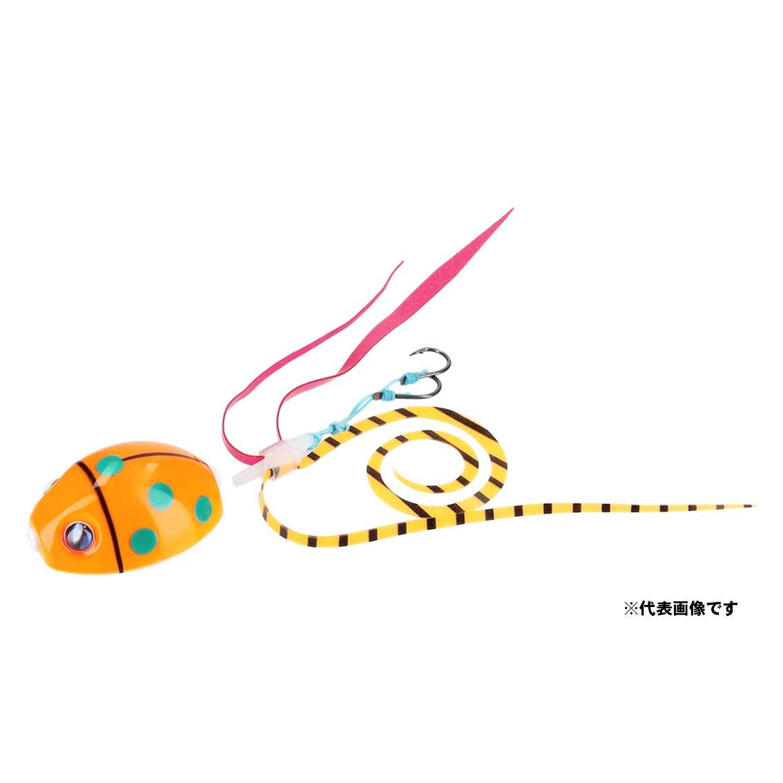 DAIWA Tairaba Red Fang, Bay Rubber Free ?, Nakai Ladybug 2.1 oz (60 g), Dot Orange Lure