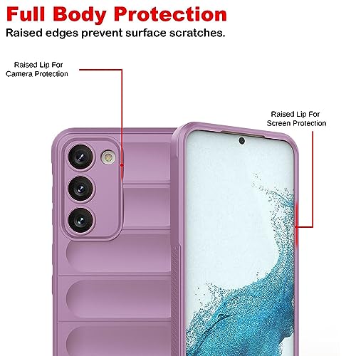 Image of Amazon Brand- Solimo Basic Case for Samsung Galaxy S23 5G (Silicone Purple)
