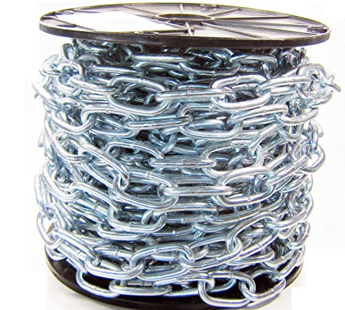 25 Meter Stahlkette 6 mm Rundstahlkette Kette verzinkt DIN763 Gliederkette...