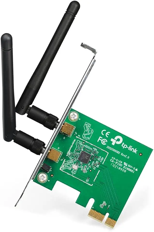 ADAPTADOR WIRELESS PCI 300MBPS (2 4GHZ) PCIE, TP Link, Adaptadores de Rede, preto
