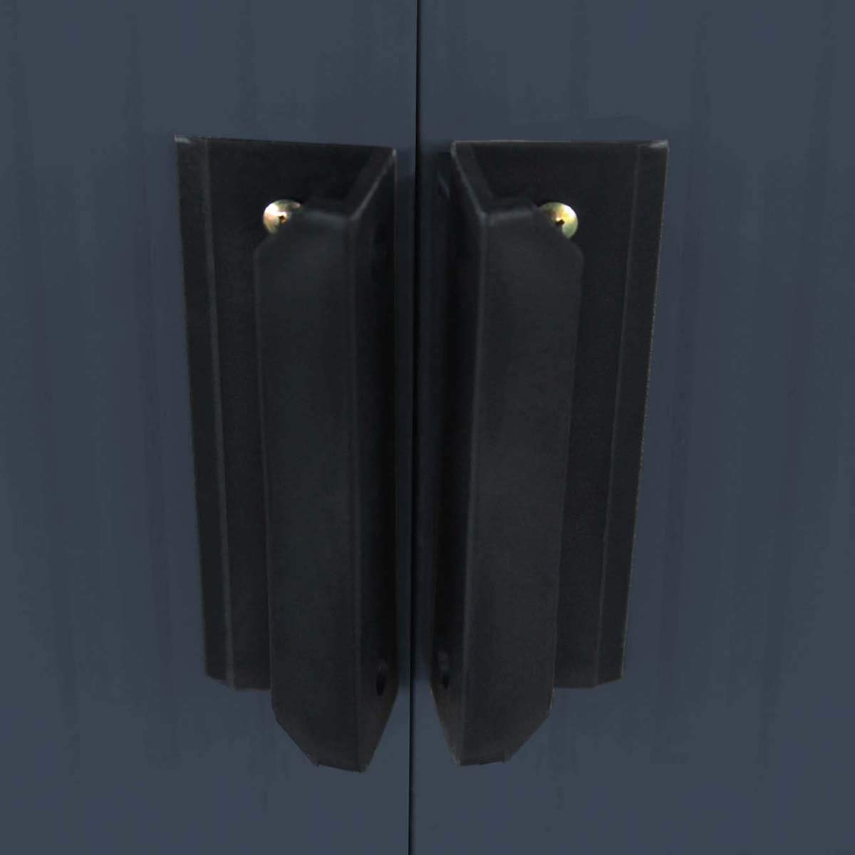 COSTWAY Casetta da Giardino Porta Attrezzi 2,8㎡, Capanno da Esterno in Lamiera Zincata Resistente alle Intemperie con Base, Porte Scorrevoli, Maniglie e Sfoghi 213 x 173 x 130 cm