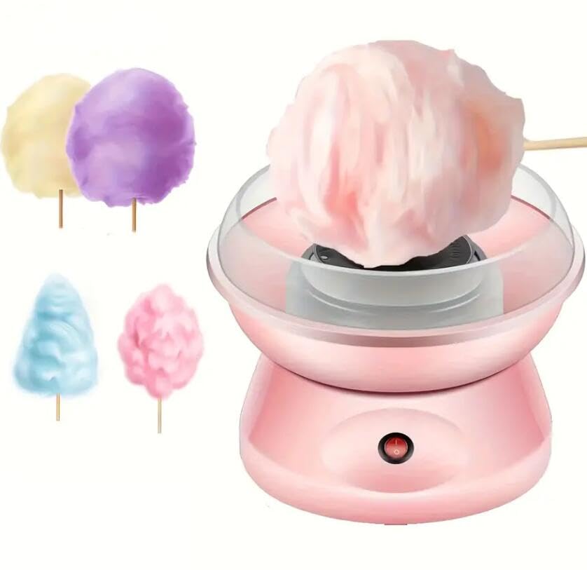 Fabricante de algodón casero, máquina portátil de algodón para hacer malvaviscos, calefacción eficiente, máquina casera de algodón para fiestas de cumpleaños