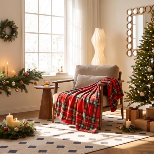 LOSIVISHE Christmas Fleece Blanket Holiday Throw for Sofa Bed Home Decor - image 9