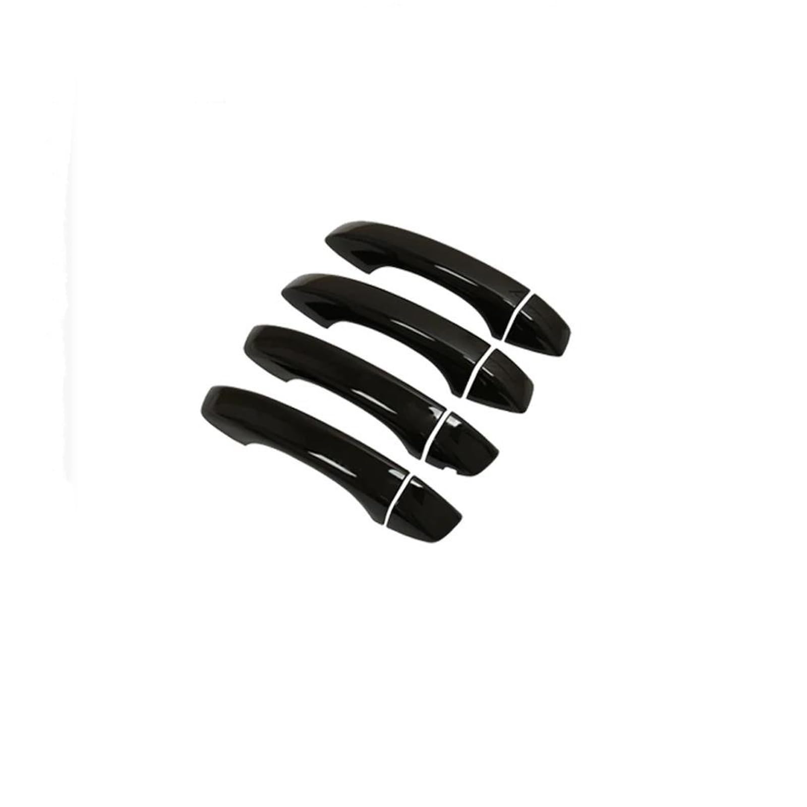 Fkhbzm Style 6 Car Door Handle Cover Chrome-Plated Sticker Trim For Mg Zs Mgzs Zx Ezs Zst Vs Zs11 2017~2024(Style 6)