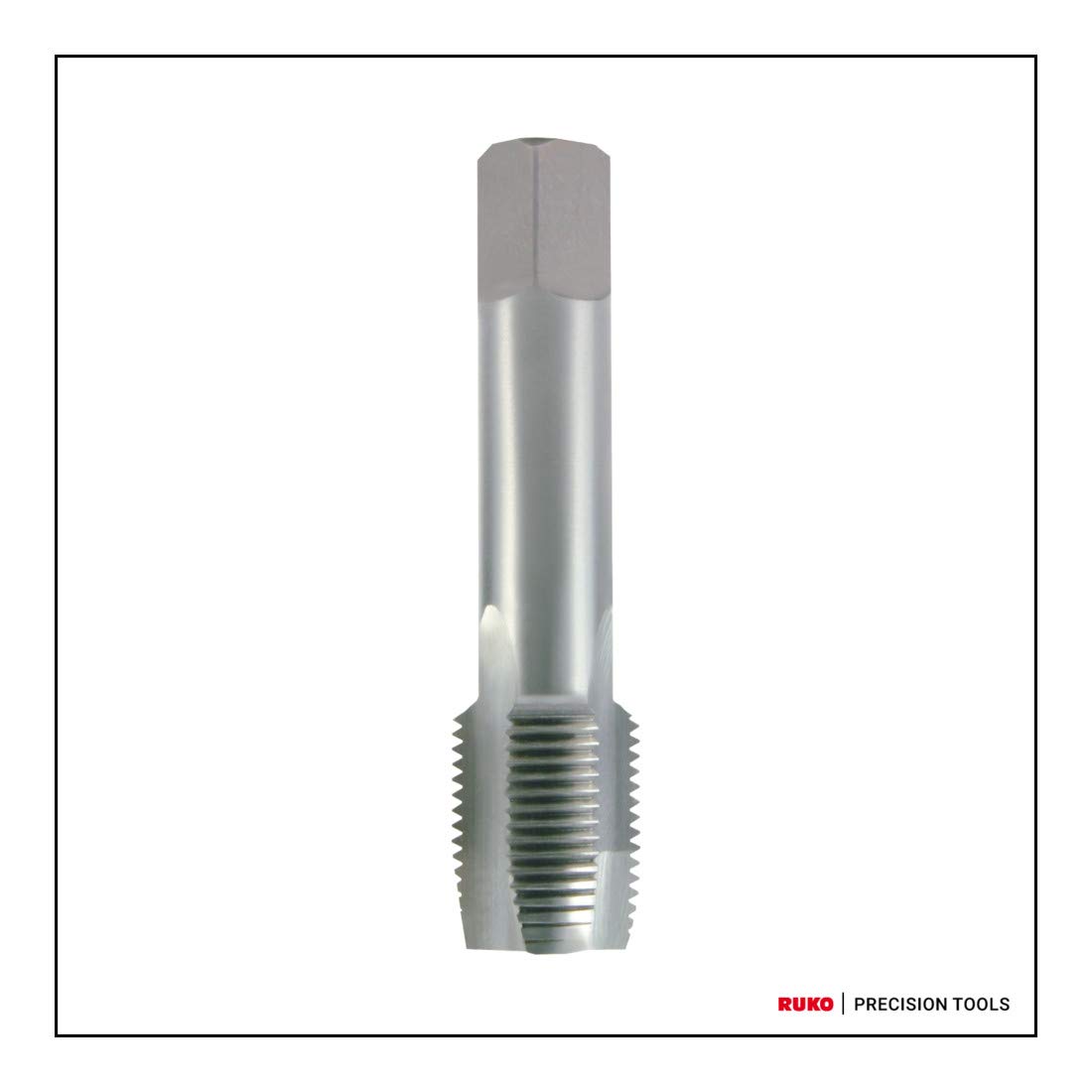 Ruko HSS Single-Cut Tap, DIN 5157, Ground, Bright Finish, 3/4 inches Nominal Thread Size, 90.0 mm Length, R236234 - Image 4