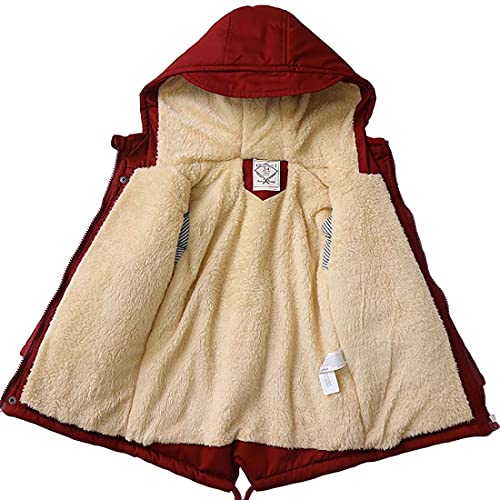 Image of Boys Girls Winter Outwear Coats, Kids Warm Outfits,Windproof Jacket for Toddler 1-8Y