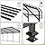 EBE 13' x 25' Metal Carport, Outdoor Steel Carport Canopy with Galvanized Steel Frame and Roof, Heavy Duty Garage Shelter Shade for Cars, Boats, and Truck