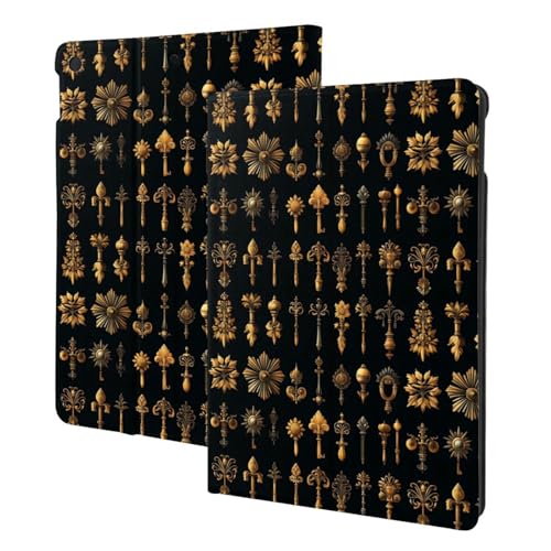 Housse iPad 10.2 rétro anti-rayure avec veille automatique et folio