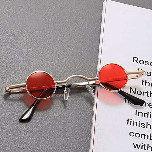 Retro Mini Round Sunglasses for Men Women Vintage Metal Frame Glasses Hippie Glasses Style Eyeglasses Unisex2