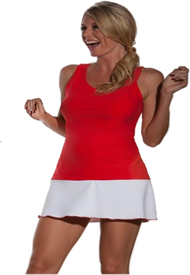 Show No Love Women's The Red Carpet Love Tennis Dress