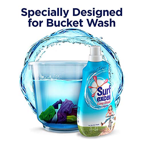 Image of Surf Excel Easy Wash Detergent Liquid, 1 L (Pack of 2)