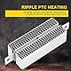 Elektrisches PTC-Heizgerät, Welligkeitsheizelement, 74 X 22 Mm, 12 V/24 V, Automatischer Thermostat, Leitfähige PTC-Welligkeitsheizplatte, Thermistor-Heizung (24V 50W)