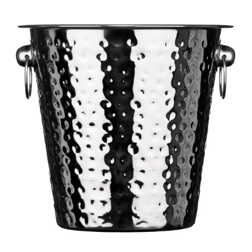 Winco WB-4 4 Quart Wine Bucket,stainless steel,Set of 3