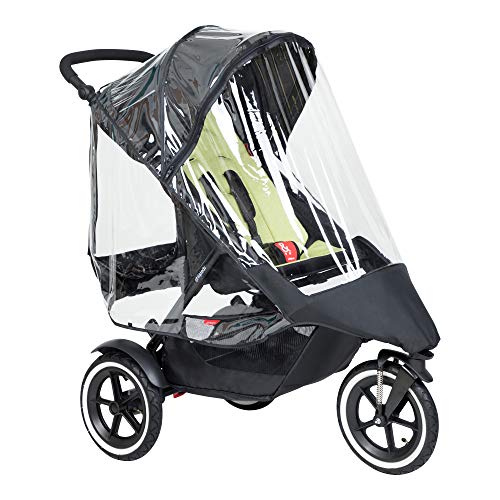 Phil&Teds PT-SPORT-STORMC-V6-9999 Rain & Wind Cover For Inline Stroller cover