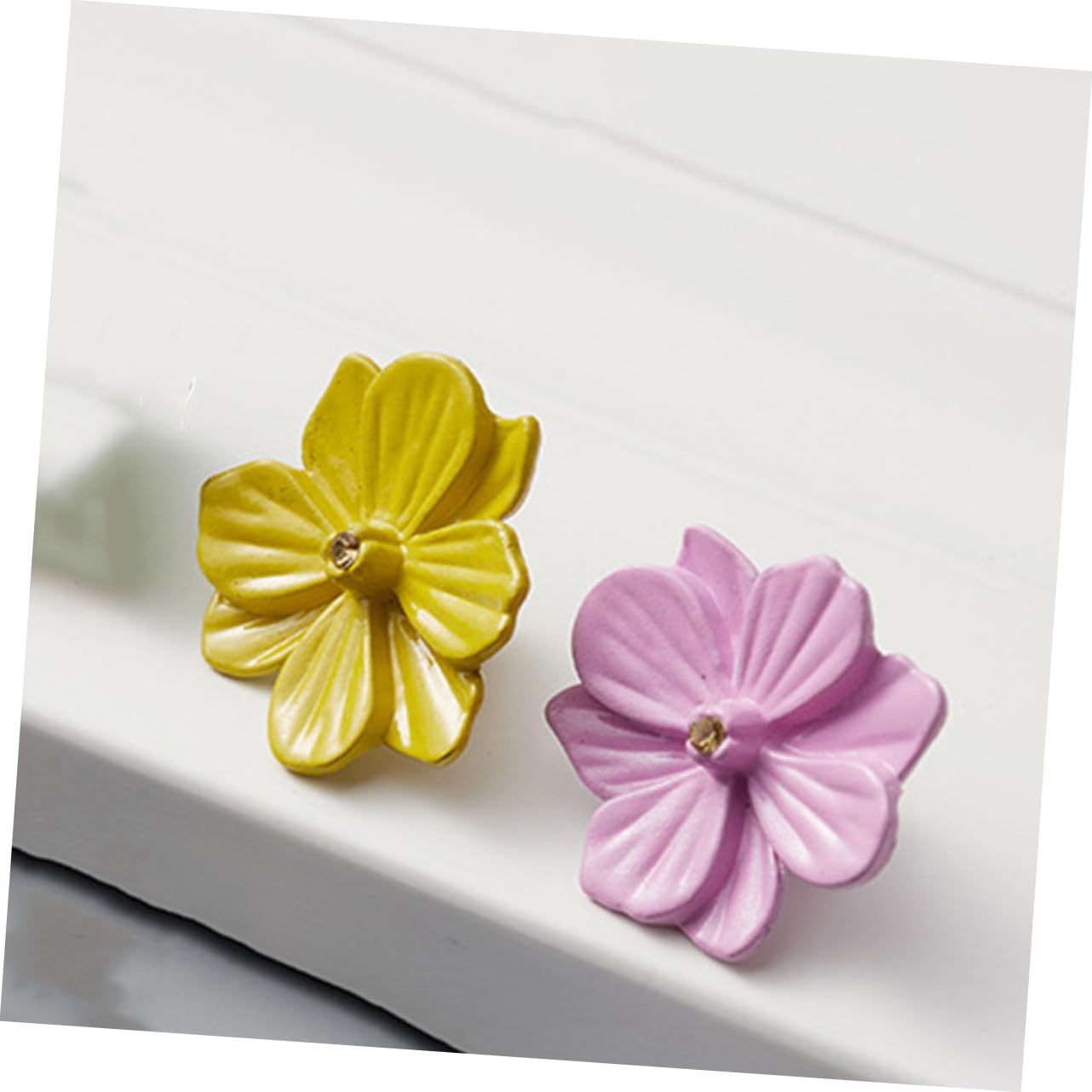 OSALADI 15stücke Vintage Blumen Möbelknopf Aus Zinklegierung Für Türen Und Schränke Dekorative Griff Für Küche Bad Wohnzimmer Und Schlafzimmer