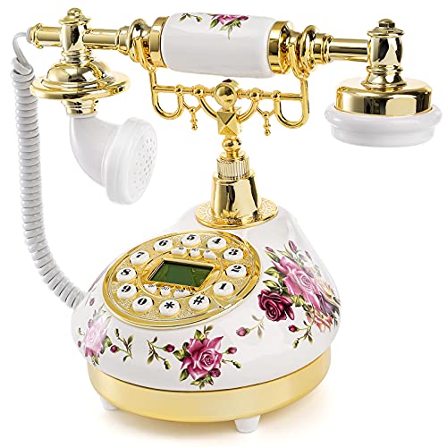Teléfono Antiguo de Cerámica Retro Vintage Cedilis